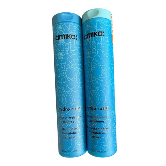 amika Other - Amika Hydro Rush Intense Moisture Shampoo & Conditioner 9.2 oz Duo Set - NEW